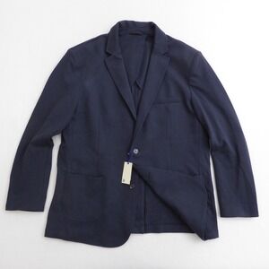 Artefact Mens Navy Cotton Blend Blazer Jacket Size XXL MGK30250